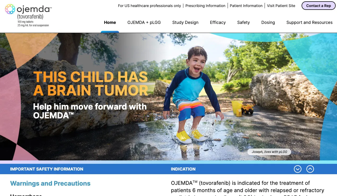 Ojemda Healthcare Provider Website