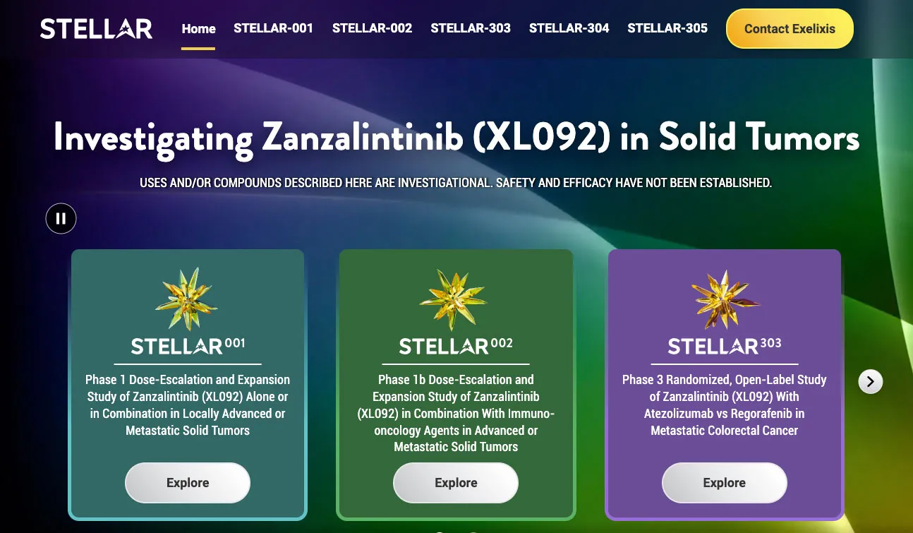 Stellar Clinical Trials Website