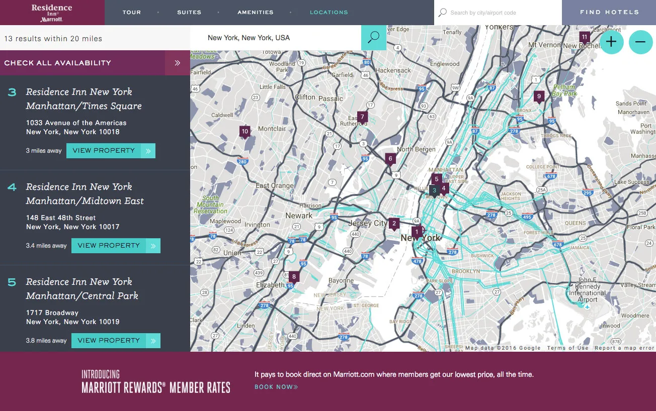 Residence Inn website