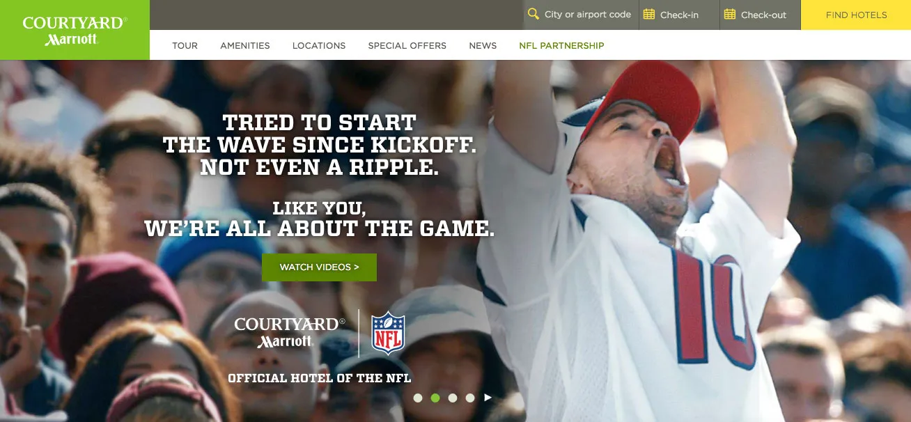 Courtyard website